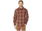Columbia Boulder Ridgetm Long Sleeve Shirt (elderberry Large Plaid) Men's Long Sleeve Button Up