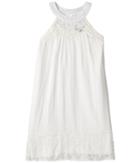 Tommy Hilfiger Kids Crochet Pieced Dress (big Kids) (whisper White) Girl's Dress