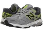 New Balance Kids Kr680v3 (little Kid/big Kid) (grey/hi-lite) Boys Shoes