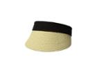 San Diego Hat Company Ubv044 Visor With Adjustable Canvas Band And Terry Cloth Interior Sweatband (black) Casual Visor