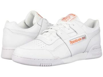 Reebok Lifestyle Workout Plus Mu (white/bright Lava) Men's Classic Shoes