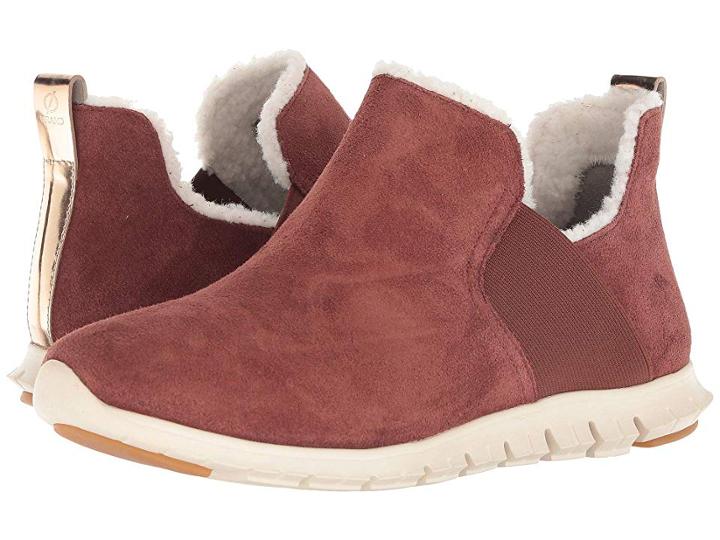 Cole Haan Zerogrand Slip-on Boot (woodbury Suede) Women's Boots