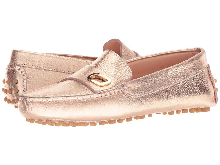 Rupert Sanderson Lofty (rose Gold/crush Laminate) Women's Shoes