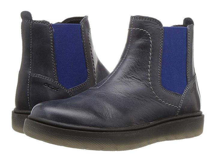 Geox Kids Riddock Boy 1 (little Kid/big Kid) (navy Royal) Boy's Shoes