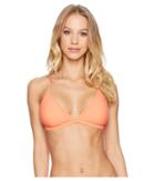 Rip Curl Classic Surf Cross Back Bikini Top (coral) Women's Swimwear