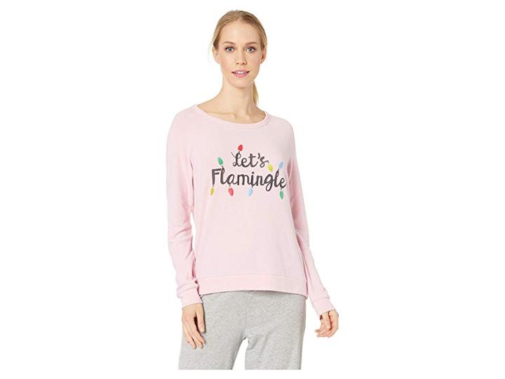P.j. Salvage Let's Flamingo Sweater (pink) Women's Sweater