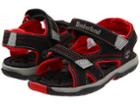 Timberland Kids Mad River 2-strap Sandal (toddler/little Kid) (black/red) Boys Shoes