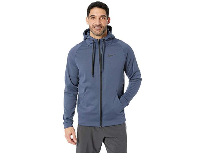 Nike Dri-fit Therma Men's Full-zip Training Hoodie (thunder Blue/black) Men's Sweatshirt