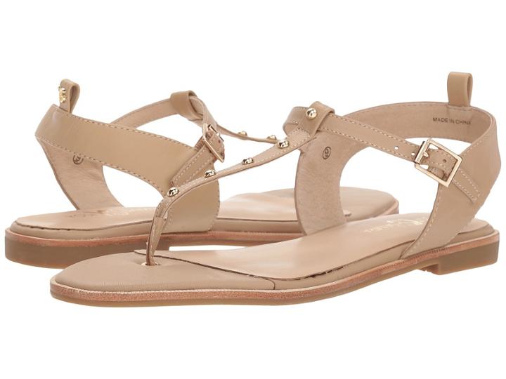 Yosi Samra Calliste (camel/gold Studs Nappa Leather) Women's Shoes