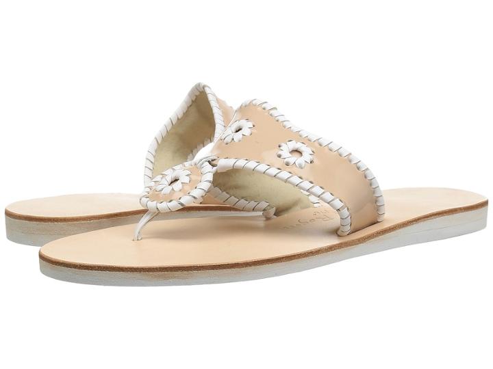 Jack Rogers Boating Jacks (nude/white) Women's Shoes