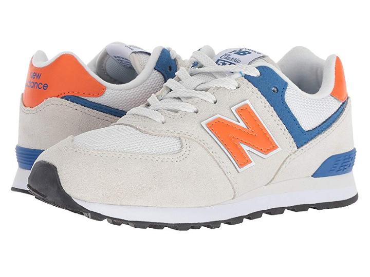 New Balance Kids Gc574v1 (big Kid) (nimbus Cloud/bengal Tiger) Boys Shoes