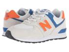 New Balance Kids Gc574v1 (big Kid) (nimbus Cloud/bengal Tiger) Boys Shoes