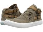 Blowfish Mondo (whiskey Smoked 16 Oz Canvas/sunset Pu) Women's Pull-on Boots