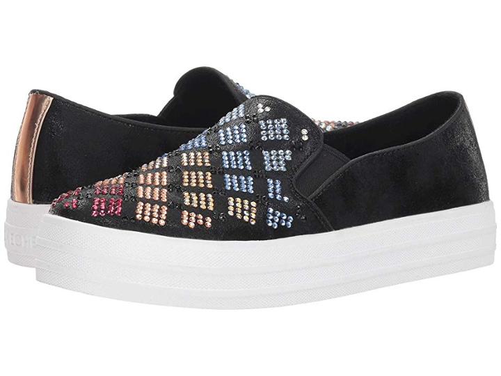 Skechers Street Double Up (black/multi) Women's Shoes