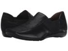 Sesto Meucci Graham (black Lab/soft Black New Calf/black Elastic) Women's Flat Shoes