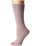 Smartwool Premium Broadmoore Marl Boot Sock (woodrose Heather) Women's Knee High Socks Shoes