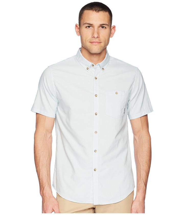 Billabong All Day Oxford Short Sleeve Shirt (sky) Men's Short Sleeve Button Up