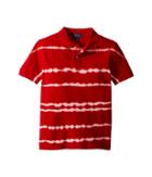Polo Ralph Lauren Kids Tie-dye Cotton Mesh Polo (little Kids/big Kids) (rl2000 Red Multi) Boy's Clothing