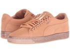 Puma Kids Suede Classic X Chain (big Kid) (dusty Coral/rose Gold) Girl's Shoes