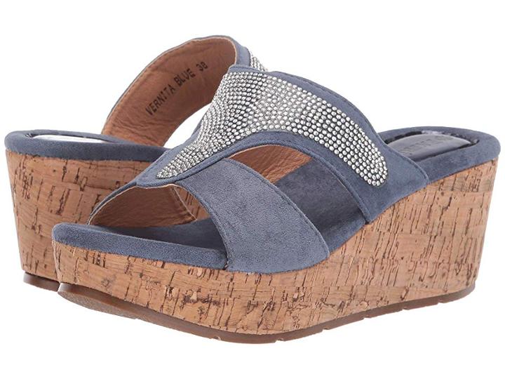 Patrizia Vernita (blue) Women's Wedge Shoes