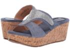 Patrizia Vernita (blue) Women's Wedge Shoes