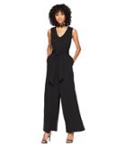 Kensie Smooth Stretch Crepe Jumpsuit Ks6k8288 (black) Women's Jumpsuit & Rompers One Piece