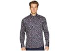 Etro New Warrant Wallpaper Floral Shirt (navy) Men's Clothing