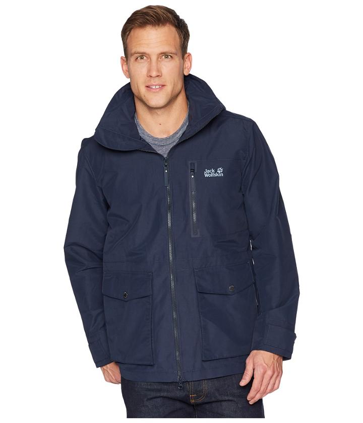 Jack Wolfskin Henderson Parka (night Blue) Men's Coat