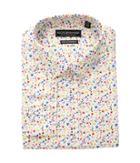 Nick Graham Multi Floral Print Stretch Shirt (multi) Men's Long Sleeve Button Up
