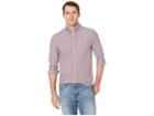 Ben Sherman Long Sleeve Classic Gingham Shirt (sky) Men's Clothing