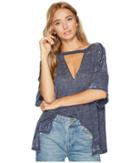 Free People Jordan Tee (navy) Women's T Shirt