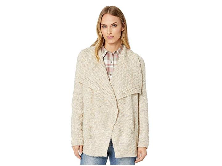 Royal Robbins Sierra Open Front (oatmeal) Women's Sweater
