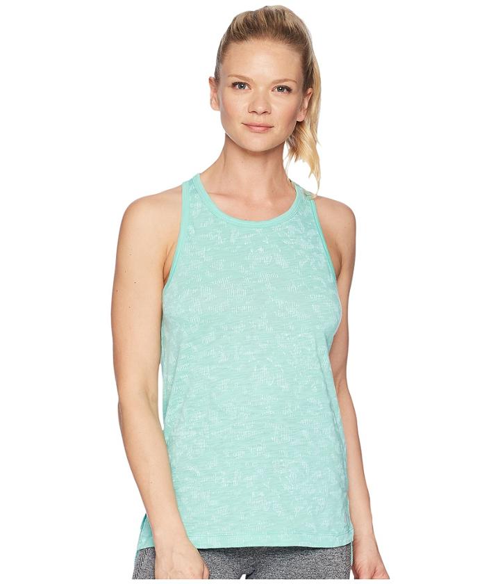 Asics Legends Racerback Tank Top (opal Green) Women's Sleeveless