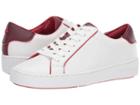 Michael Michael Kors Harper Lace-up (white/oxblood) Women's Shoes