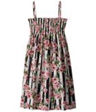 Dolce & Gabbana Kids Sleeveless Dress (big Kids) (stripe Rose) Girl's Clothing