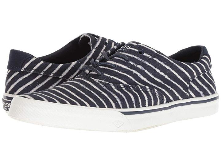 Sperry Striper Ii Cvo Indigo (navy Stripe) Men's Lace Up Casual Shoes