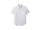 Original Penguin Short Sleeve 8-bit Dobby Shirt (bright White) Men's Short Sleeve Button Up
