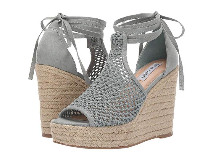 Steve Madden Sure Wedge Sandal (sage) Women's Wedge Shoes