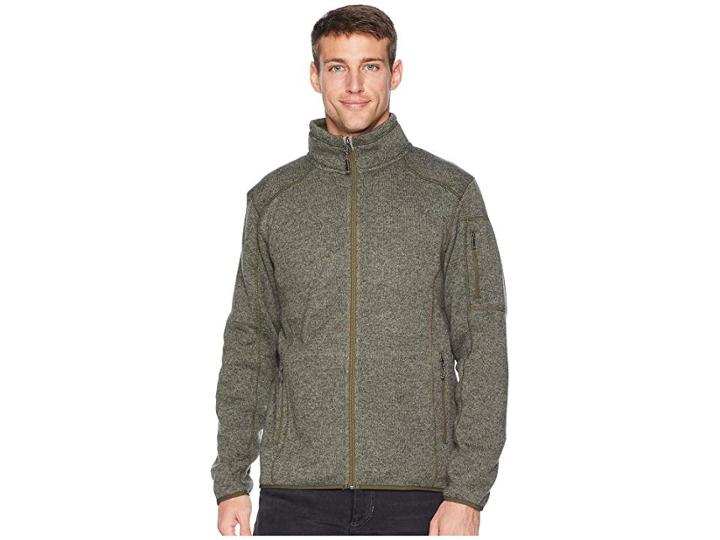 White Sierra Cloud Rest Sweater Fleece Jacket (deep Lichen Green) Men's Sweater