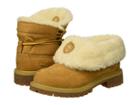 Timberland Kids Timberland(r) Icon Collection Roll-top (little Kid) (wheat Nubuck) Kids Shoes
