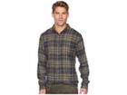 Hurley Kurt Long Sleeve Flannel (twilight Marsh) Men's Clothing