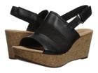 Clarks Annadel Janis (black Leather) Women's Shoes