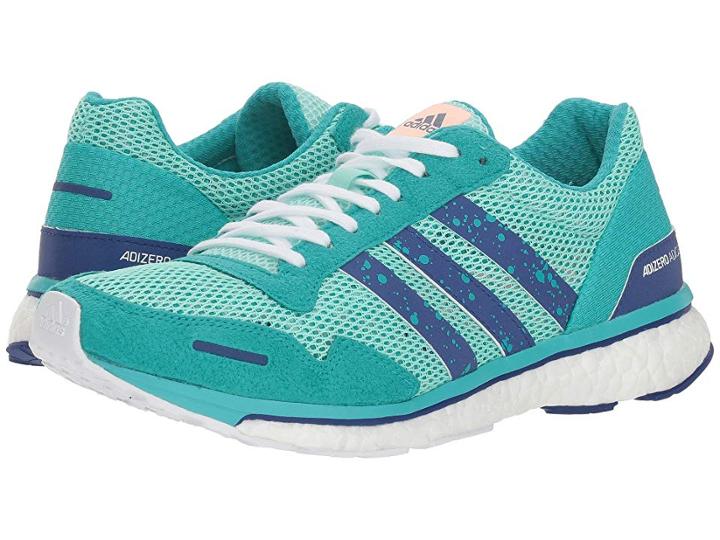 Adidas Running Adizero Adios 3 (clear Mint/mystery Ink/hi-res Aqua) Women's Shoes