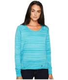 Prana Fallbrook Top (north Sea) Women's Long Sleeve Pullover