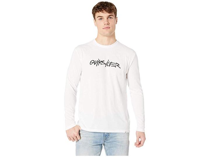 Quiksilver Rocco Chains Long Sleeve (white) Men's Clothing