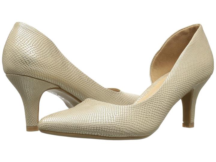 Cl By Laundry Estelle (gold Snake) High Heels