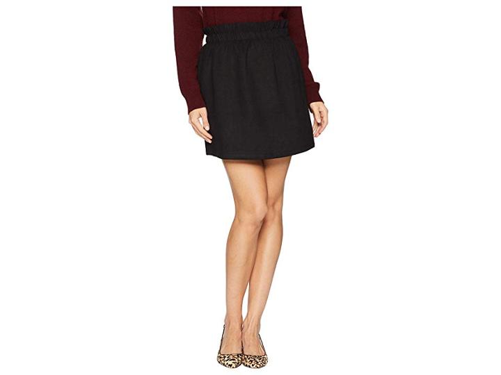 Bishop + Young Super Suede Mini Skirt (black) Women's Skirt