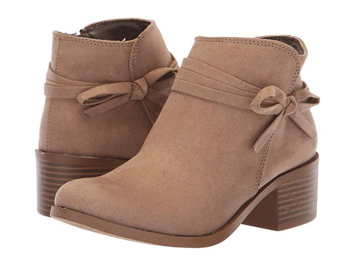 Nine West Kids Cyndees (little Kid/big Kid) (taupe Microfiber) Girls Shoes
