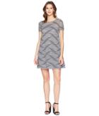 M Missoni Sea Wave Knit Dress (gray) Women's Dress