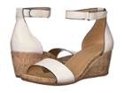 Naturalizer Areda (alabaster Nubuck Synthetic) Women's Wedge Shoes
